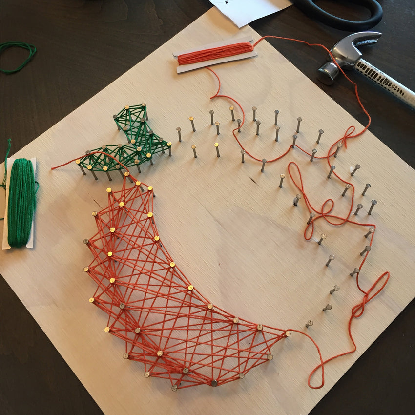 Pumpkin String Art