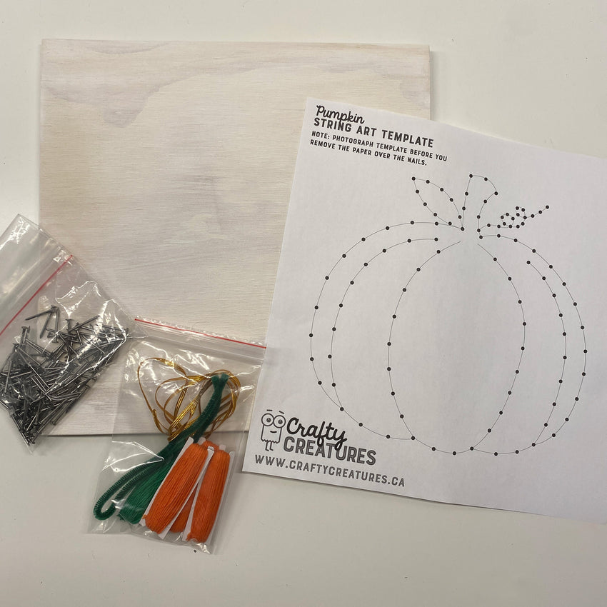 Pumpkin String Art