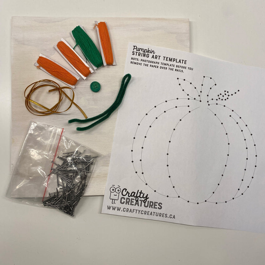 Pumpkin String Art