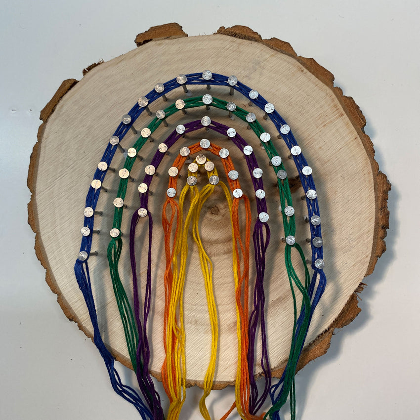 Workshop - String Art Wood Slice