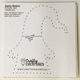 Santa Gnome String Art