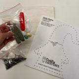 Santa Gnome String Art