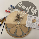 3D Sign Kit - Slice of Life - 12" Round