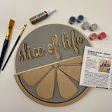 3D Sign Kit - Slice of Life - 12" Round