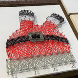 Stuck Santa String Art