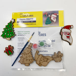 Christmas Magnets Paint Kit ~ Ages 4+