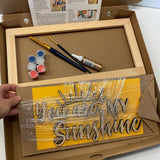 3D Sign Kit - You Are My Sunshine - 16" x 8"