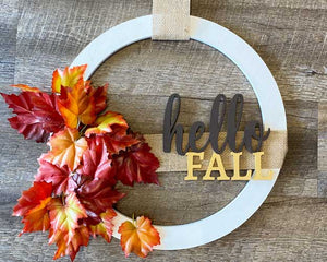 3D Sign Kit - Hello Fall Wreath - 15