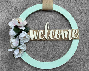 3D Sign Kit - Welcome Wreath - 15