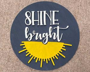 3D Sign Kit - Shine Bright - 16