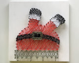 Stuck Santa String Art