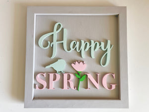 Extend-a-Family Waterloo Region: 3D Sign Kit - Happy Spring - 12
