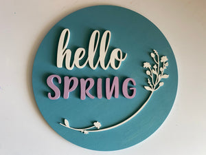 Extend-a-Family Waterloo Region: 3D Sign Kit - Hello Spring - 14